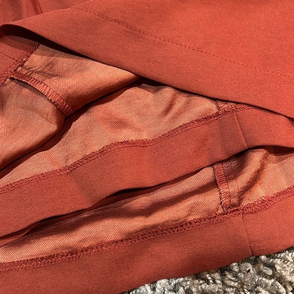 Nine West High Waist Shorts in Rust - Picture 6 of 9